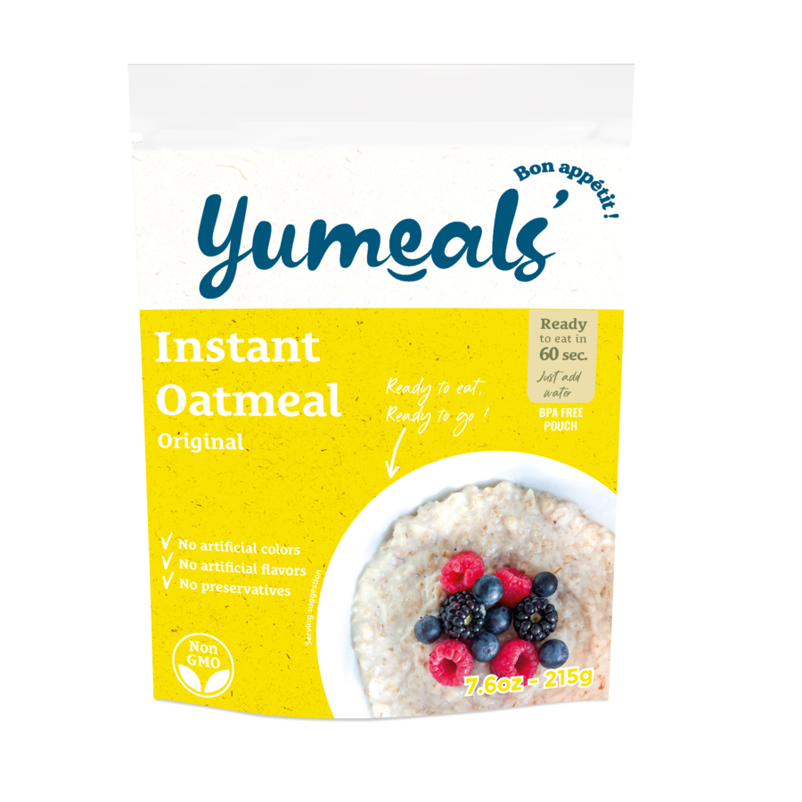 Instant Oatmeals Original 215g YUMEALS French food products