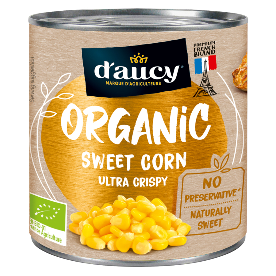 Organic Sweet Corn D'aucy France French food products online from