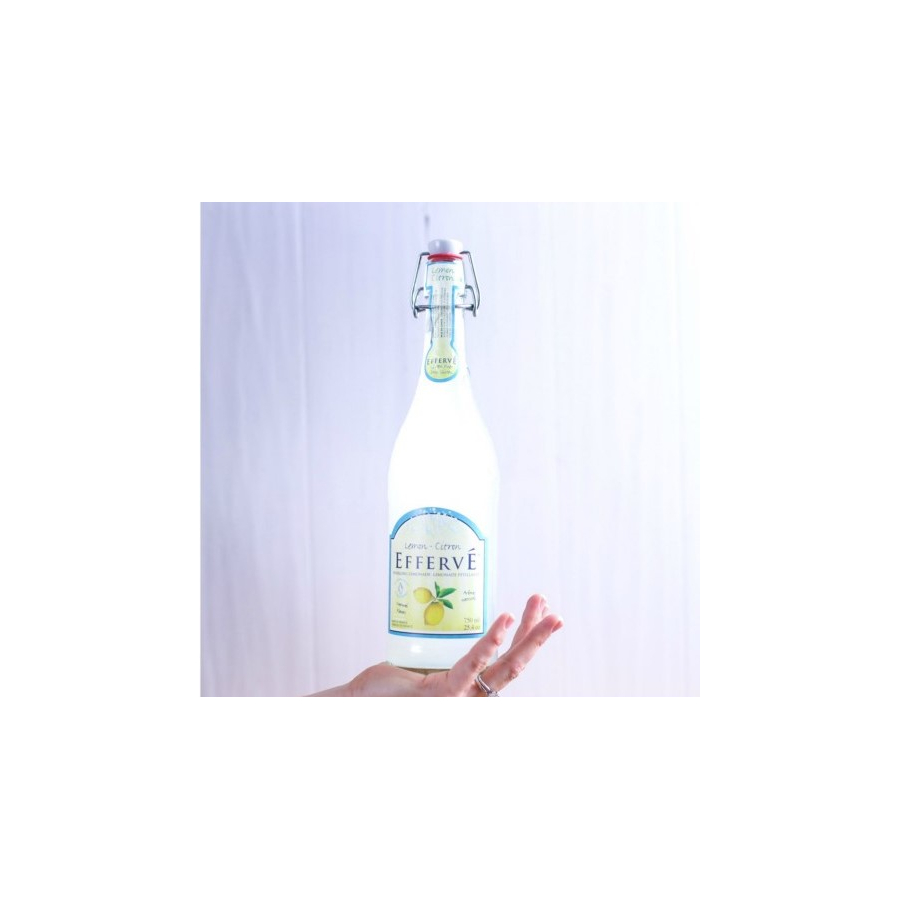 EFFERVÉ French Sparkling Lemonade PINK LEMONADE 750mL S E M DES SOURCES DE SOULTZMATT