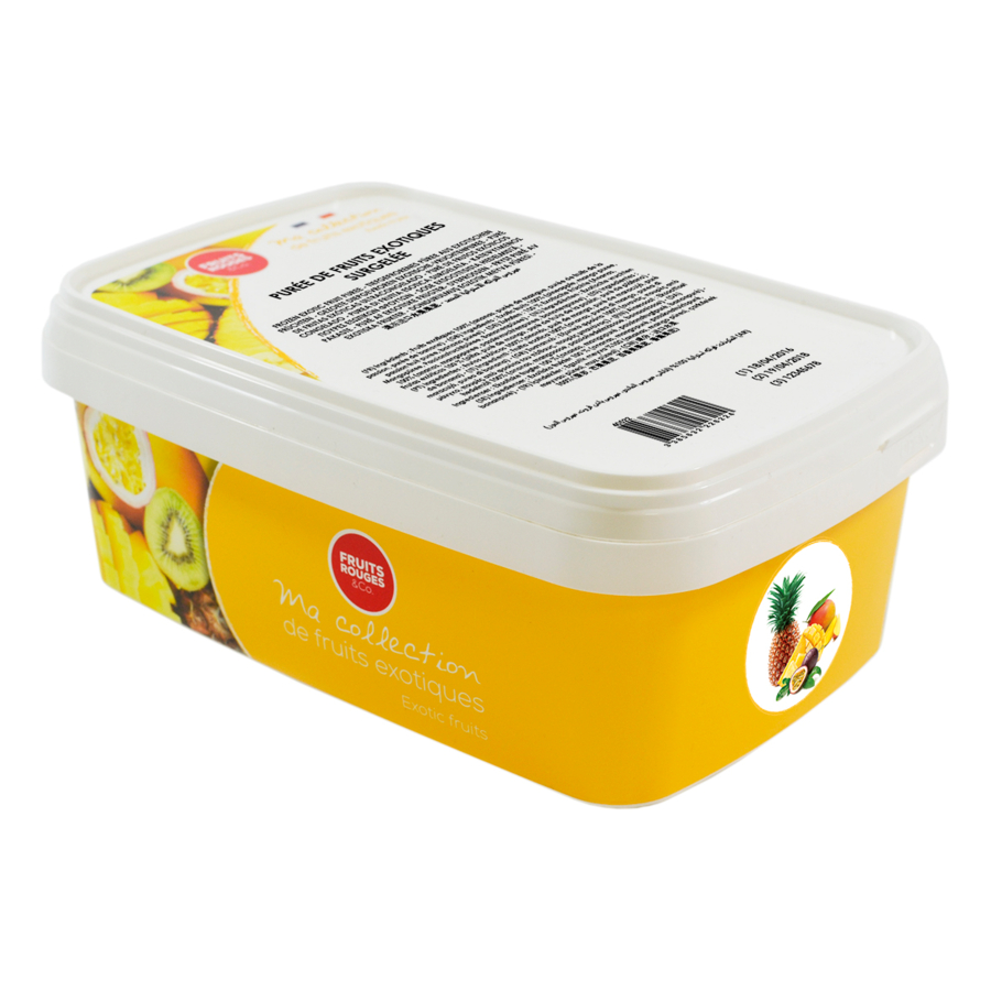 FROZEN EXOTIC FRUITS PUREE WITHOUT SUGAR FRC FRUITS ROUGES & CO
