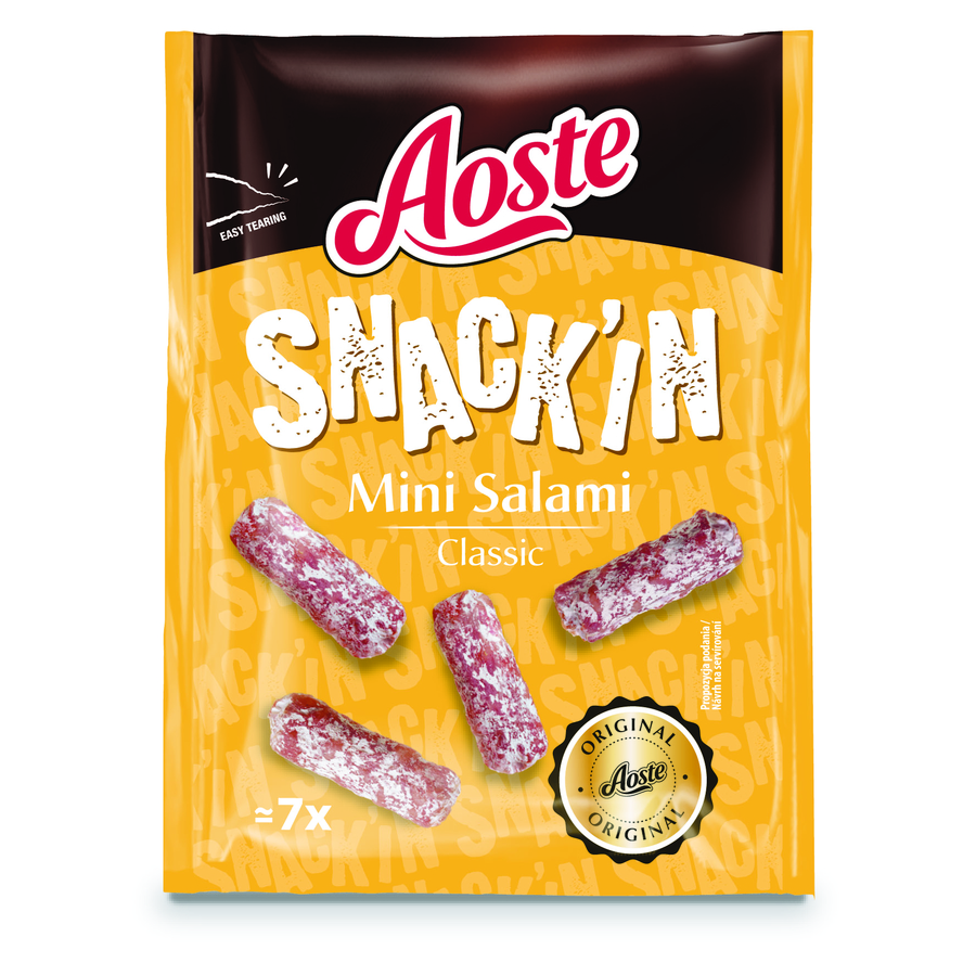 Salami Mini bites Spicy 35G AOSTE SNACK IN AOSTE SNC OU A SNC